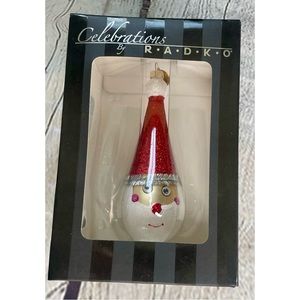 Celebrations By Radko Santa Christmas Ornament